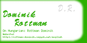 dominik rottman business card